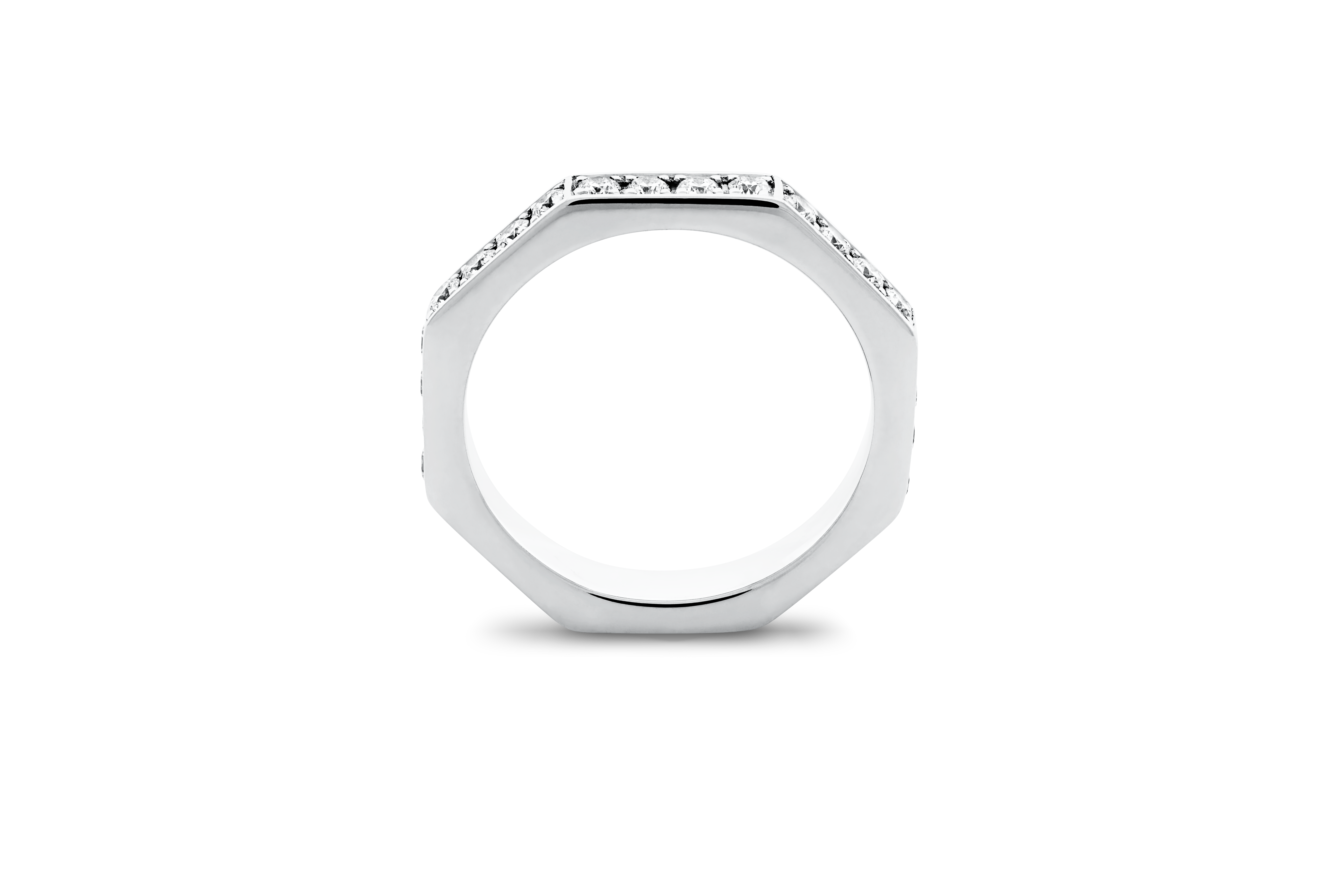 Octagon diamond ring R.4