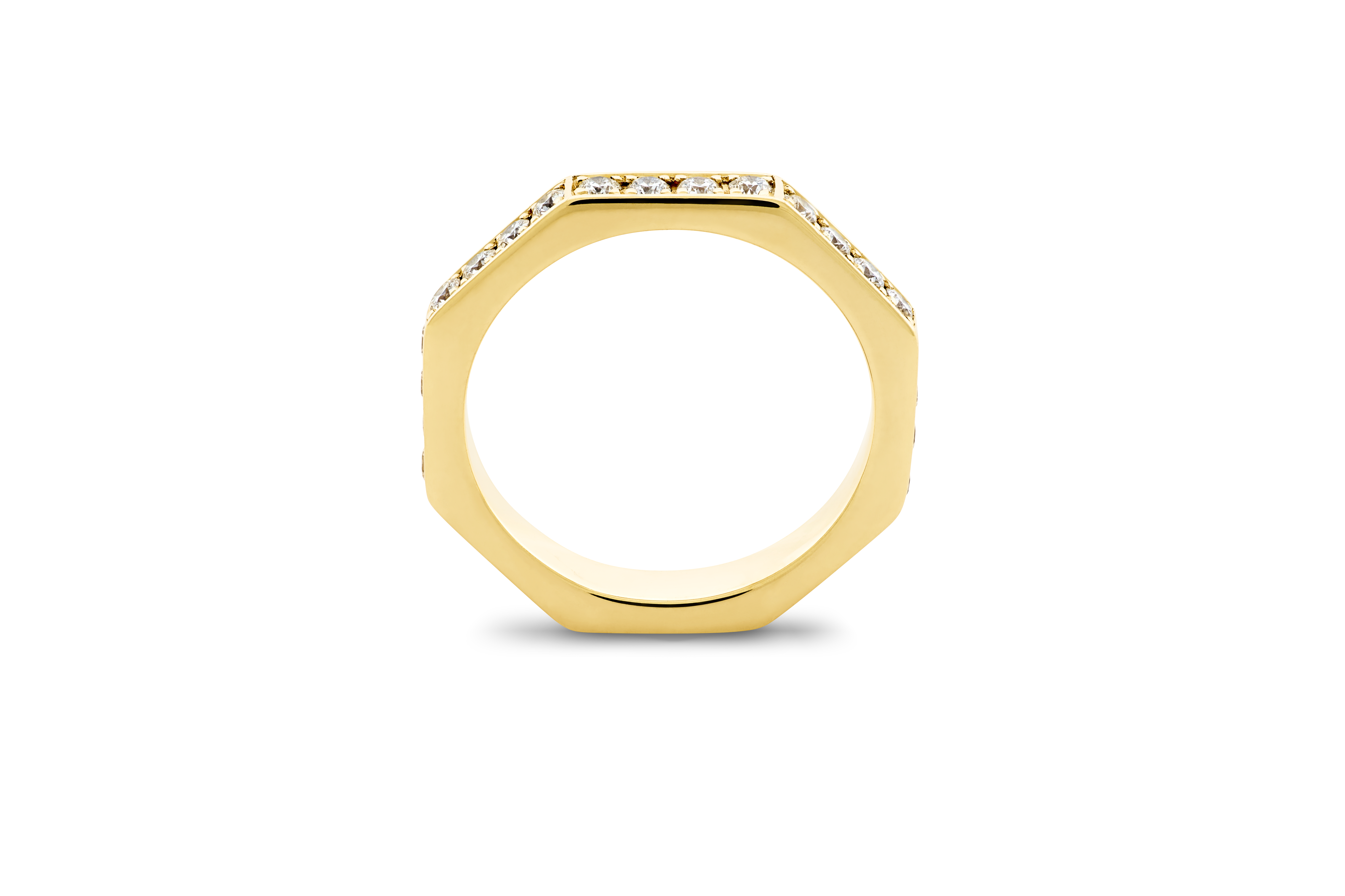 Octagon diamond ring R.4