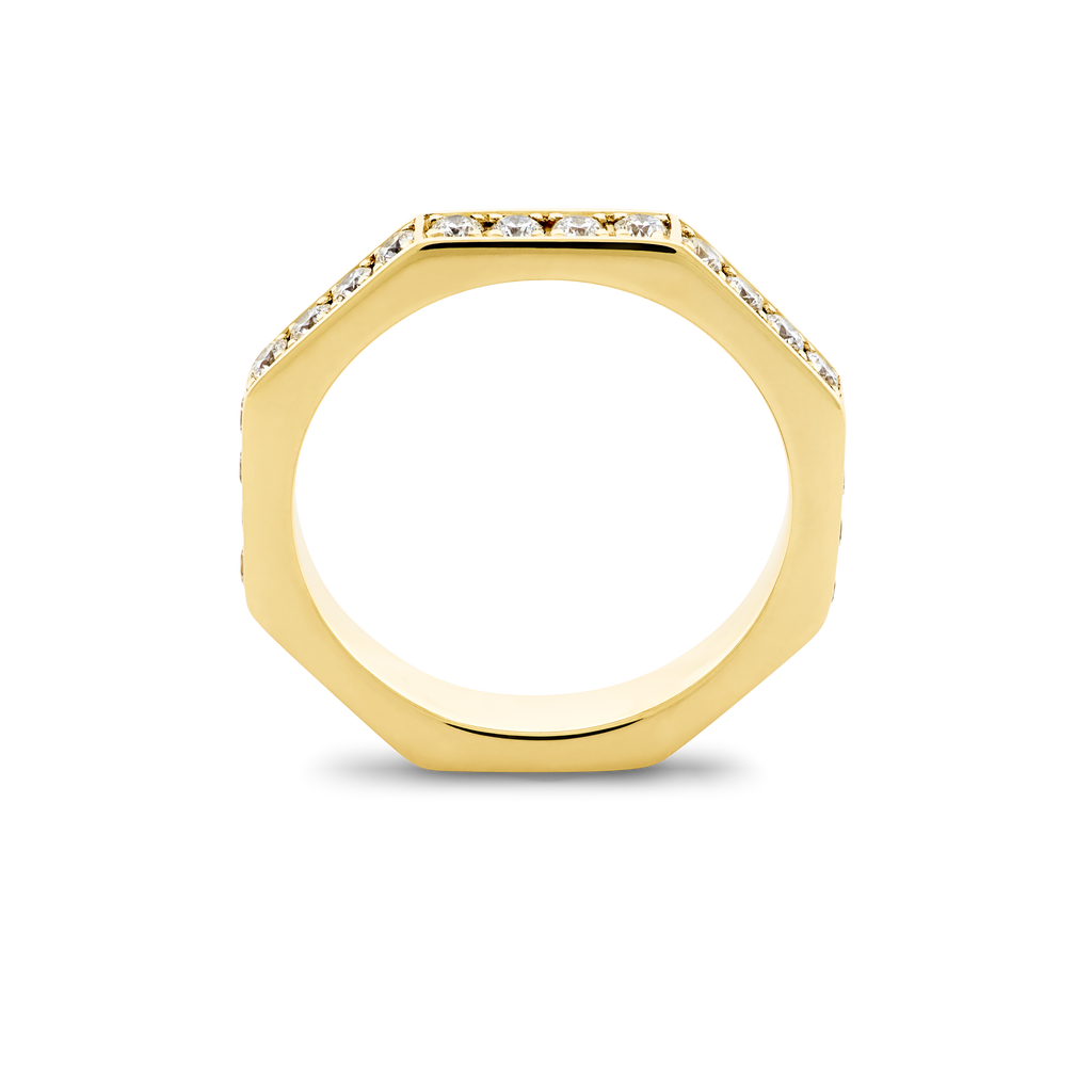 Octagon diamond ring R.4
