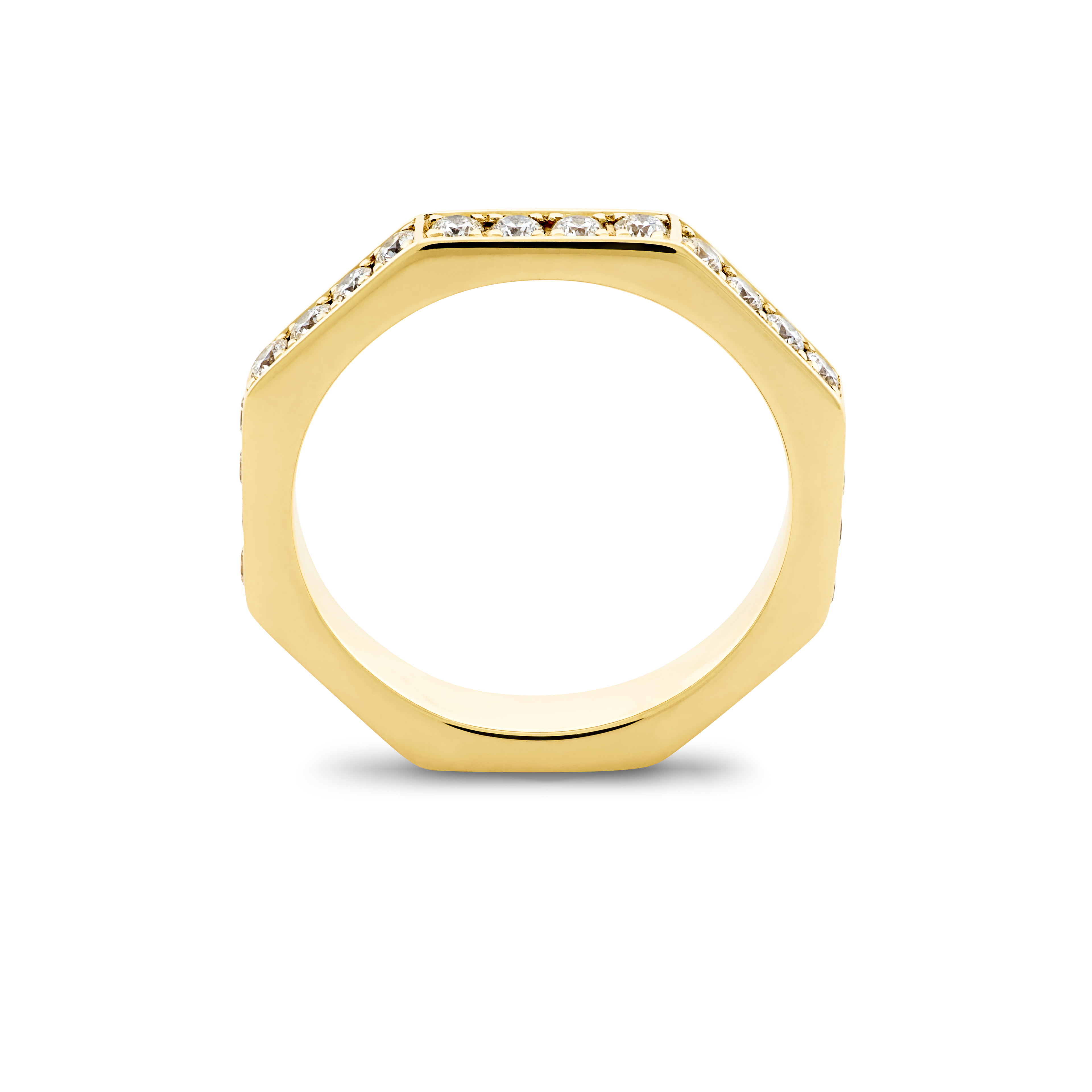 Octagon diamond ring R.4