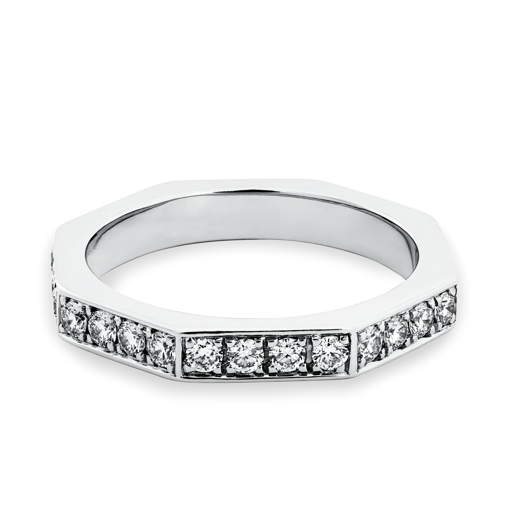 Octagon diamond ring R.4