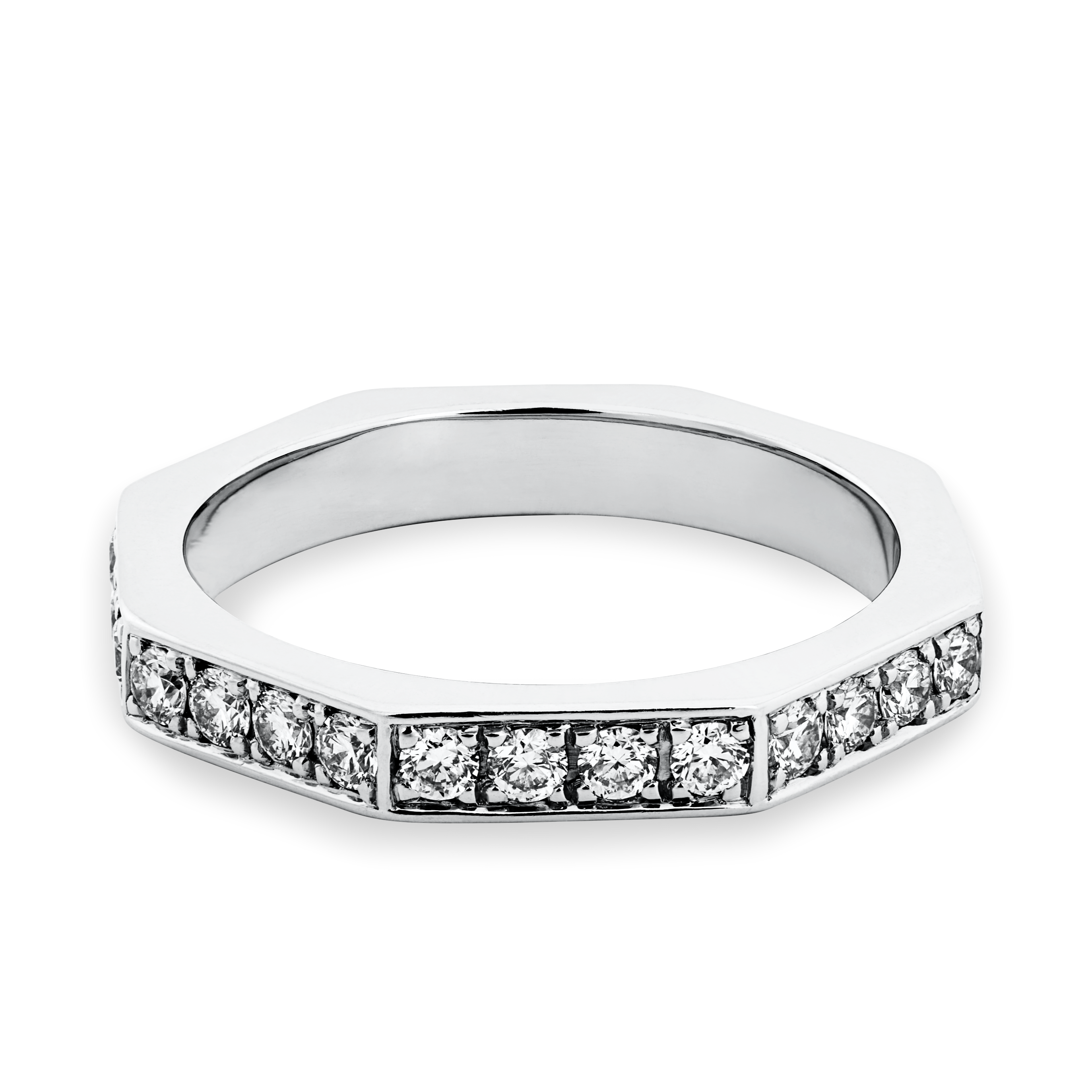 Octagon diamond ring R.4