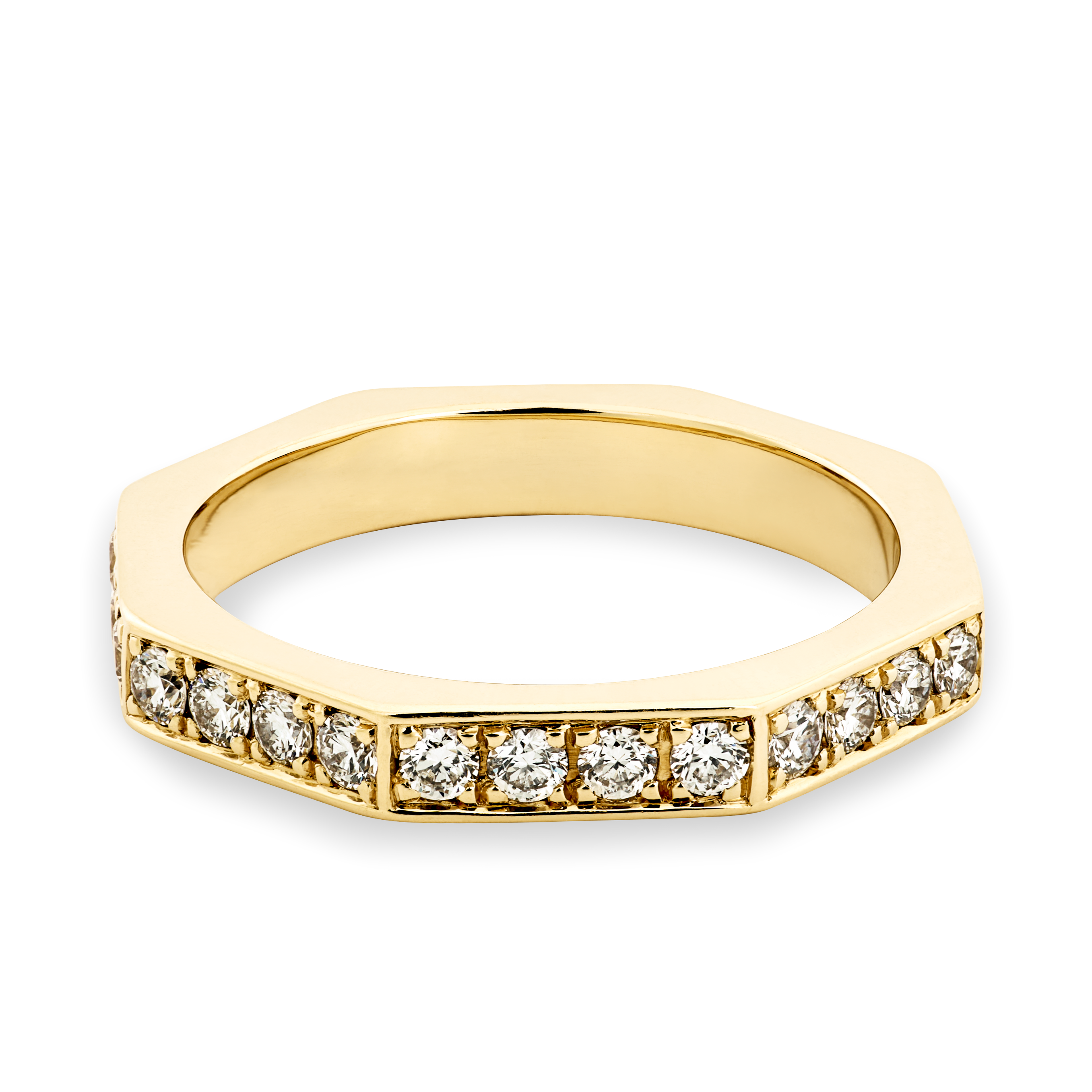 Octagon diamond ring R.4